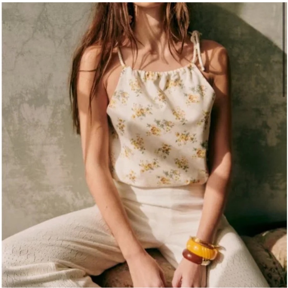 Sezane Gill Blouse in Les petites fleurs Print